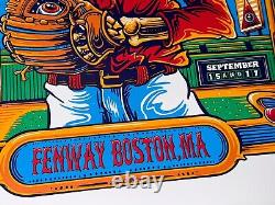 Pearl Jam Poster Fenway Park Boston MA 2024 Official Silkscreen Helen Kennedy