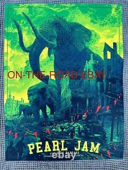 Pearl Jam Poster Fenway Park Boston Massachusetts 9/15 9/17 2024 Daniel Danger