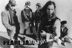 Pearl Jam Poster Group Street Black & White Size 36 x 24 Music Art Print, New