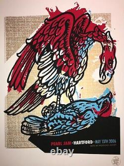 Pearl Jam Poster Hartford Show Poster Mint Condition Stored Flat 2006 MMJ Print