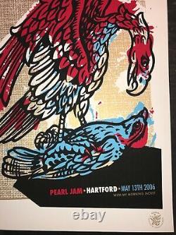 Pearl Jam Poster Hartford Show Poster Mint Condition Stored Flat 2006 MMJ Print
