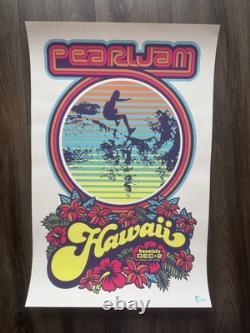 Pearl Jam Poster Hawaii 2006 Honolulu Eddie Vedder Ames