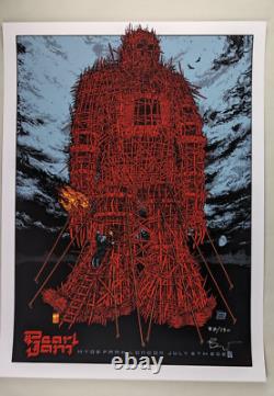 Pearl Jam Poster Hyde Park London 7/8/22 Signed & Numbered AP Ames Bros