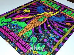 Pearl Jam Poster INDIANAPOLIS, IN SHOW ED OFFICIAL Print Noblesville Ruoff 2024