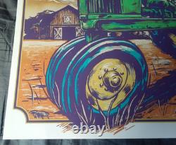 Pearl Jam Poster Ian Williams Plum Moline Tractor 2021 Streaming Print 18 by 24