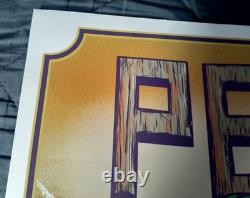 Pearl Jam Poster Ian Williams Plum Moline Tractor 2021 Streaming Print 18 by 24