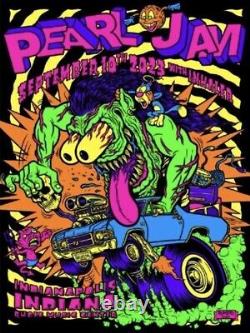 Pearl Jam Poster Indianapolis 2023 Postponed Show Noblesville