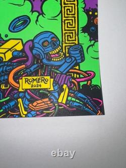 Pearl Jam Poster Indianapolis Noblesville Ruoff 2024 Official Silkscreen Lmtd Ed