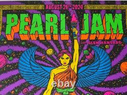 Pearl Jam Poster Indianapolis Noblesville Ruoff 2024 Official Silkscreen Lmtd Ed