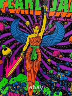 Pearl Jam Poster Indianapolis Noblesville Ruoff 2024 Official Silkscreen Lmtd Ed