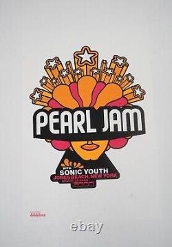 Pearl Jam Poster Jones Beach NY 2000 S/N