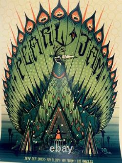 Pearl Jam Poster Kia Forum Los Angeles 2024 Silkscreen S/N AP Official X/100