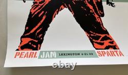 Pearl Jam Poster Lexington KY 4/21/03 Gunfighters Draw Sparta AMES BROS 2003