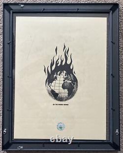 Pearl Jam Poster Live As The World Burns NY March 26 March 30