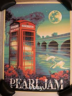 Pearl Jam Poster London Hyde Park 2022 Official Print by Bella Grace MINT