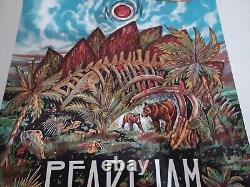 Pearl Jam Poster Los Angeles Inglewood Forum Print 2022 Zeb Love Sold Out May 7