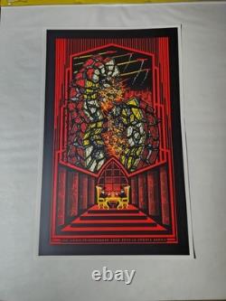 Pearl Jam Poster Los Angeles Sports Arena 2013 Brad Klausen 15 X 24