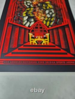 Pearl Jam Poster Los Angeles Sports Arena 2013 Brad Klausen 15 X 24