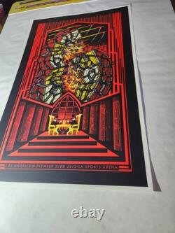 Pearl Jam Poster Los Angeles Sports Arena 2013 Brad Klausen 15 X 24