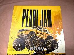 Pearl Jam Poster MSG 2024 Oliver Barrett SIGNED ARTIST AP #/100 New York 9/3