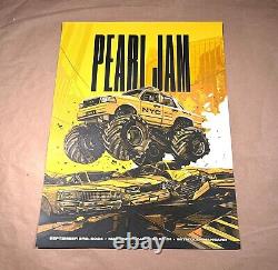 Pearl Jam Poster MSG 2024 Oliver Barrett SIGNED ARTIST AP #/100 New York 9/3