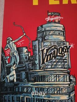 Pearl Jam Poster Madrid Spain 11th July 2024 Mad Cool Festival