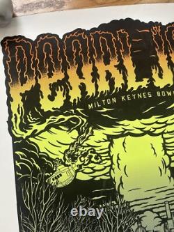 Pearl Jam Poster, Milton Keynes, Ames bros, 2014 Rare