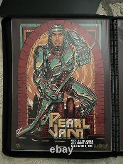 Pearl Jam Poster Munk One Detroit 2014 A/Ps xx/75 Both Posters Included