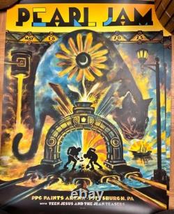 Pearl Jam Poster N2 Pittsburgh 5/18/2025 Authentic venue print perfect condition