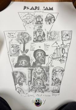 Pearl Jam Poster N2 Pittsburgh 5/18/2025 Authentic venue print perfect condition