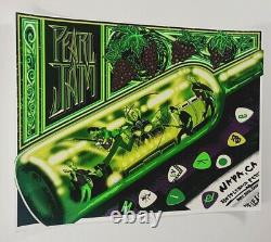 Pearl Jam Poster Napa CA Bottlerock Festival 2024 Silkscreen Official Sold Out