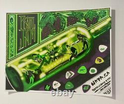 Pearl Jam Poster Napa CA Bottlerock Festival 2024 Silkscreen Official Sold Out