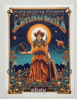 Pearl Jam Poster Nashville TN 5/8/25 Official AP Variant Silkscreen S/N X/100