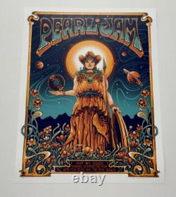 Pearl Jam Poster Nashville TN 5/8/25 Official AP Variant Silkscreen S/N X/100