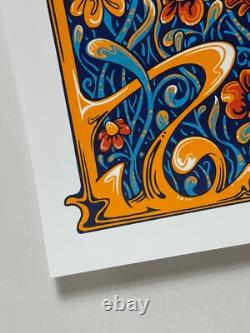 Pearl Jam Poster Nashville TN 5/8/25 Official Silkscreen Show Edition Sold Out