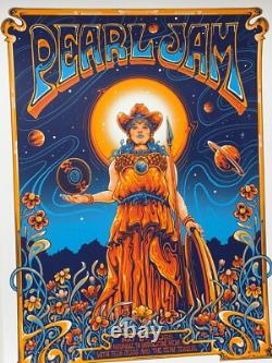 Pearl Jam Poster Nashville TN 5/8/25 Official Silkscreen Show Edition Sold Out