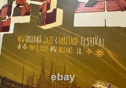 Pearl Jam Poster New Orleans LA Jazz Festival 2025 Official Silkscreen Lmtd Edtn