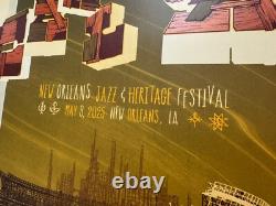Pearl Jam Poster New Orleans LA Jazz Festival 2025 Official Silkscreen Lmtd Edtn
