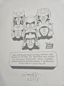 Pearl Jam Poster New York 2015 Show Ed Art Central park Ames Bros Transformers