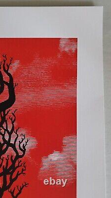 Pearl Jam Poster New York City NYC MSG 2008 Red by Ames Bros