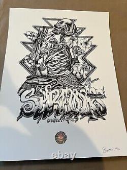 Pearl Jam Poster Oakland 2022 Shredders AP signed #/95 FREE SHIPPING Vedder