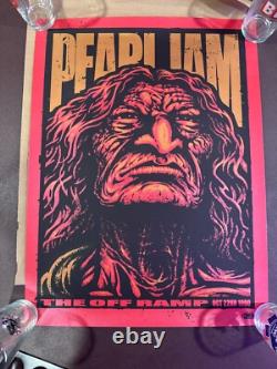 Pearl Jam Poster Off Ramp 2020 Signed/Numbered By Artist Ames Bros