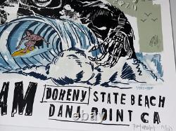 Pearl Jam Poster Ohana Festival 2024 AP Variant #d X/100 Silkscreen Official S/N