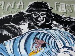 Pearl Jam Poster Ohana Festival 2024 AP Variant #d X/100 Silkscreen Official S/N