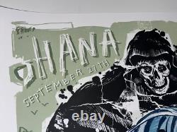 Pearl Jam Poster Ohana Festival 2024 AP Variant #d X/100 Silkscreen Official S/N