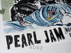 Pearl Jam Poster Ohana Festival 2024 AP Variant #d X/100 Silkscreen Official S/N
