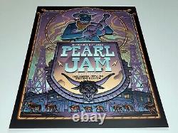 Pearl Jam Poster Oklahoma City SHOW ED OFFICIAL 2022 Paycom Center Munk One NM/M