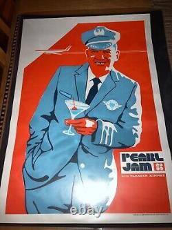 Pearl Jam Poster Original Raleigh NC 2003 Ames Bros RARE 16 X 23.125 MINT