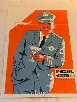 Pearl Jam Poster Original Raleigh NC 2003 Ames Bros RARE 16 X 23.125 MINT