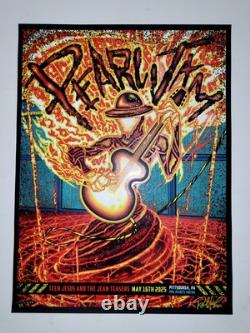 Pearl Jam Poster PITTSBURGH AP S/N #/200 OFFICIAL Screen Print 5/16/2025 KLAUSEN